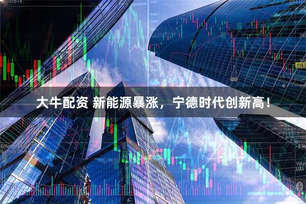 大牛配资 新能源暴涨，宁德时代创新高！