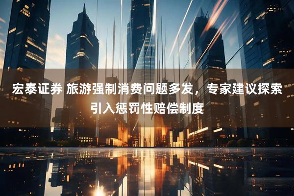 宏泰证券 旅游强制消费问题多发，专家建议探索引入惩罚性赔偿制度