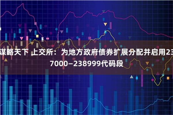 谋略天下 上交所：为地方政府债券扩展分配并启用237000—238999代码段